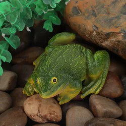 Big Frog Resin Crafts Home Ornament Miniature Statue Garden Decoration Courtyard Yard Lawn Bonsai Sculpture Decor