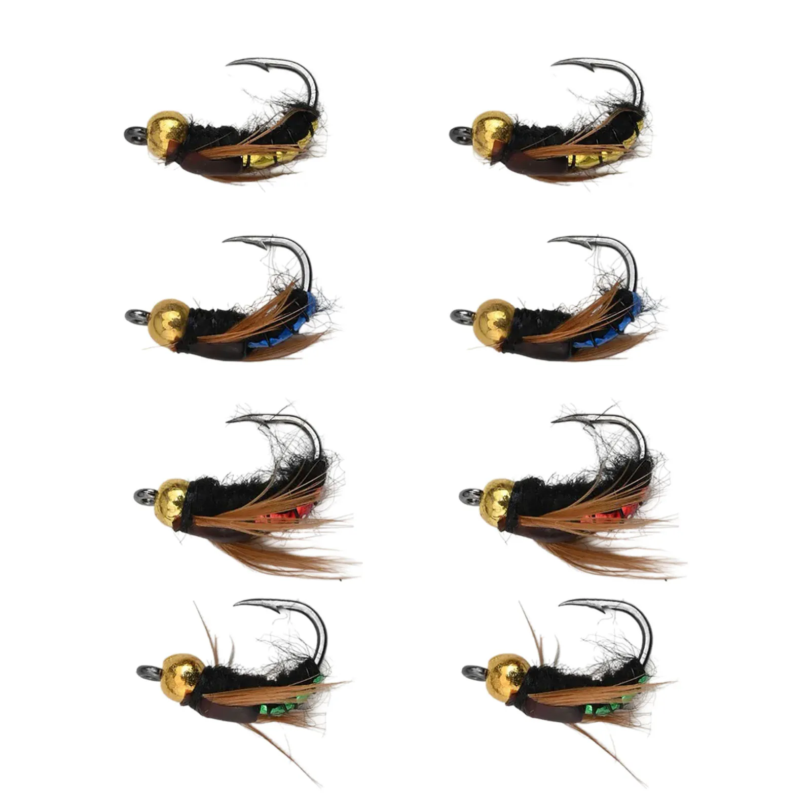 

Fishing Hook Set Fly Bait Fly Fishing Freshwater Fishing Realistic Stonefly Nymph Better Fish Luring High Carbon Steel