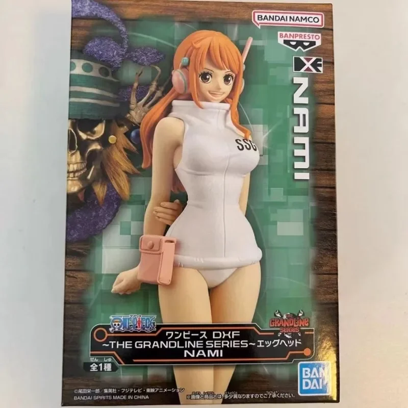 Подлинная фигурка BANDAI Banpresto One Piece DXF The Grandline Series Egghead Nami 16 см, аниме-фигурка, модель игрушки, куклы, подарки на складе