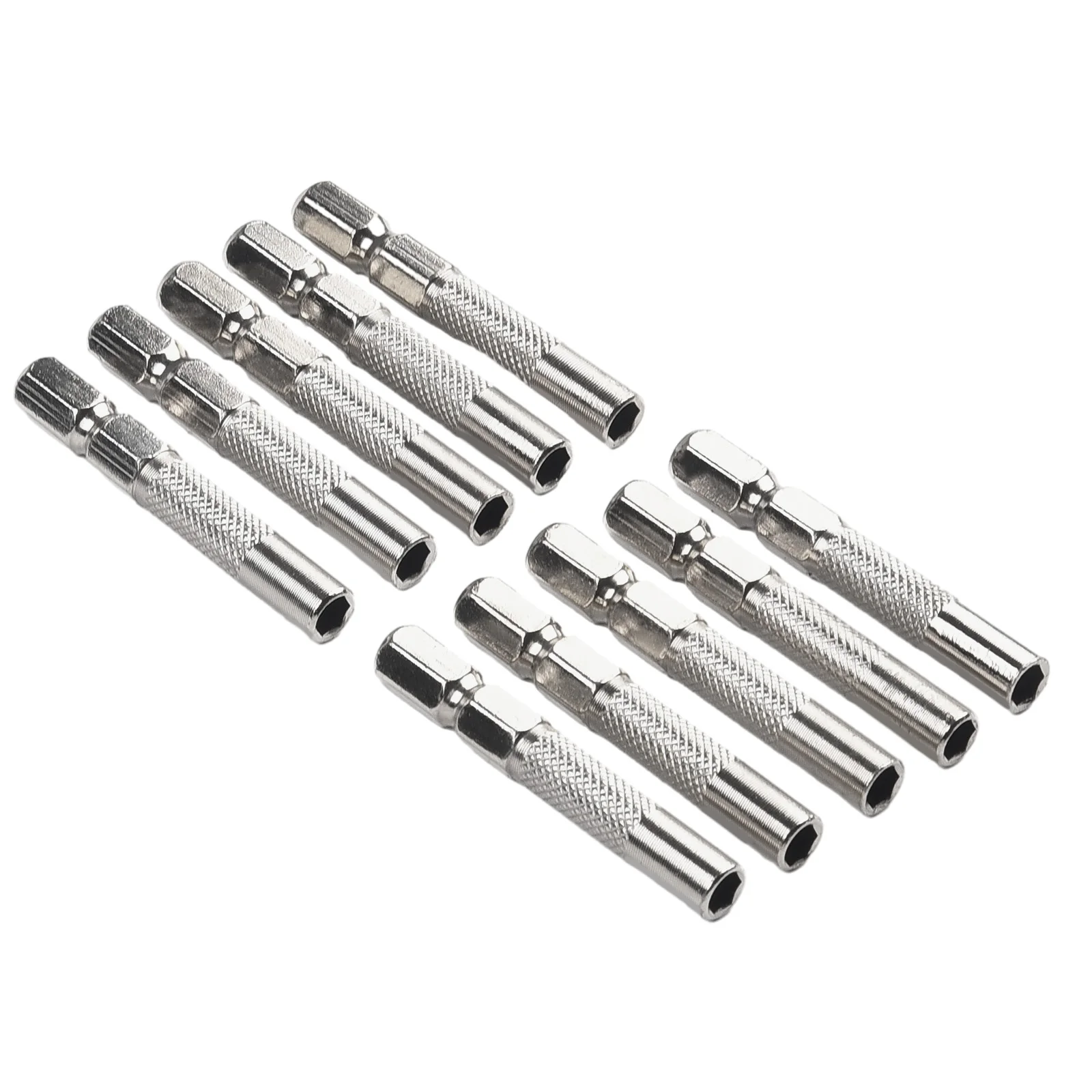 

10pcs Hex Shank 6.35mm Insert Bit Adapter To 4mm Electric Screwdriver Socket Holder Bit Adapter 1 4 Hexagon Shank Set