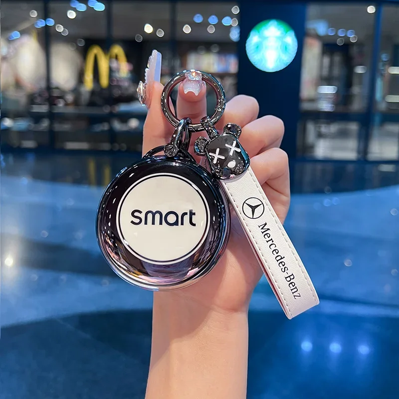 For Mercedes-Benz SMART Elf Key Set 1 Barbos Smart Car Ring Top Grade Car Key Case Accessories