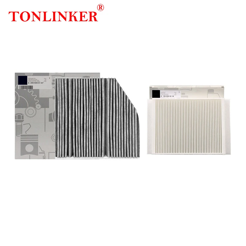 TONLINKER Cabin Filter For Mercedes Benz E Class W213 S213 2016-2022 E 200d 200 300 300e 300d 350 400d 400 450 E43 AMG E53 E63S