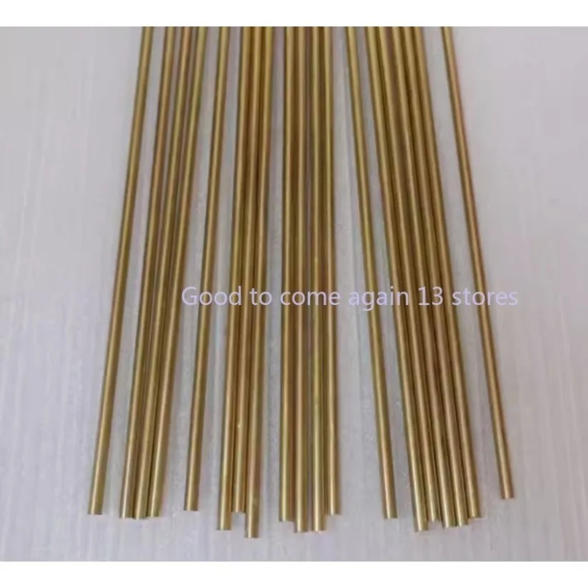 1/2/5pcs Length 500mm H62 Brass Round Rod Bar Thin Solid CNC Metal Rods1.0/1.2/1.3/1.5/1.6/1.8/2/2.2/2.3/2.4/2.5/2.6/2.8/3.6mm