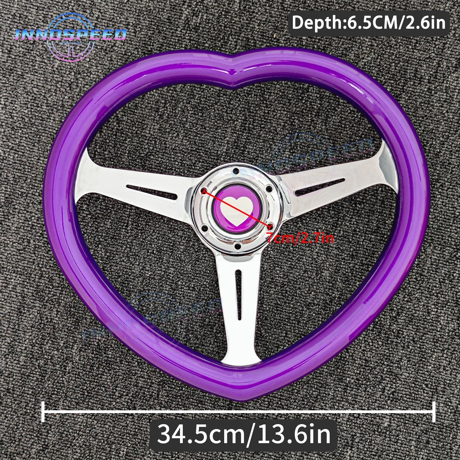 العالمي 14 بوصة JDM شكل قلب الرياضة سباق لعبة عجلة القيادة اكسسوارات السيارات