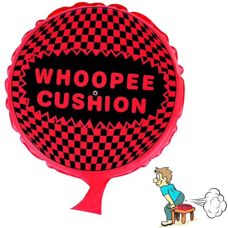 Funny Small Whoopee Cushion Self Inflating Fart Bag Size 14CM Novelty Prank Gag Toys for Teens Boys Girls Adults