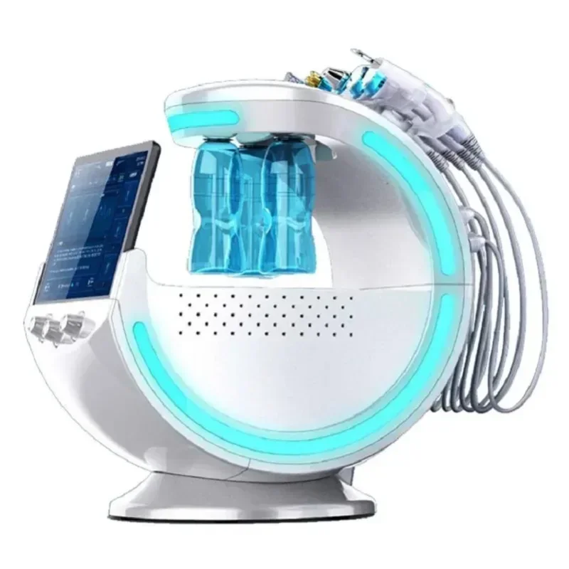 Zuurstof Dermabrasie Machine Intelligente Diagnose Huid Reiniging Hydra Microdermabrasie Gezichtsmachine Aqua Peel Rimpel Verwijderen