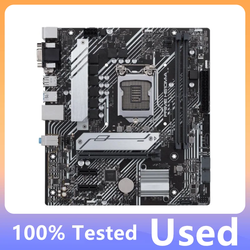 100% Original Testing Lga 1200 Prime H510m-a H510 Motherboard Pci-e 4.0 2 Ddr4 64gb 4 Sata Iii Mini Atx Motherboard 1200 Usb3.2