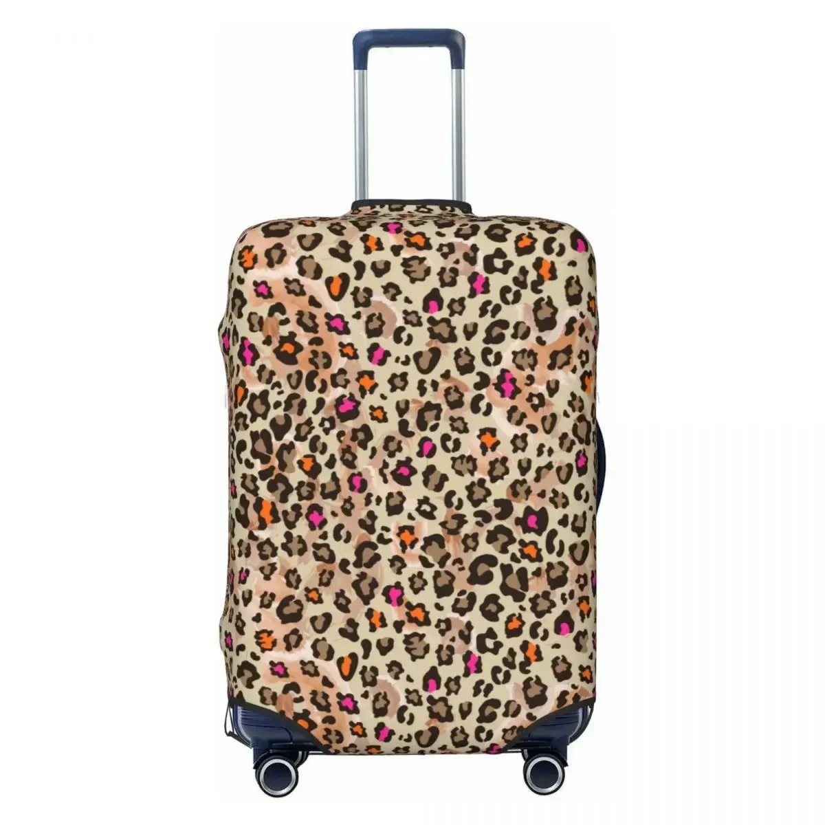 Custom Animal Skin Leopard Print Luggage Cover Funny Suitcase Protector Covers Suit For 18-32 inch