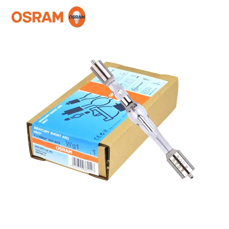 Per Osram HBO 103W/2 NAED 69182-1 Microscopio a fluorescenza Lampadina per proiettore a raggi ultravioletti