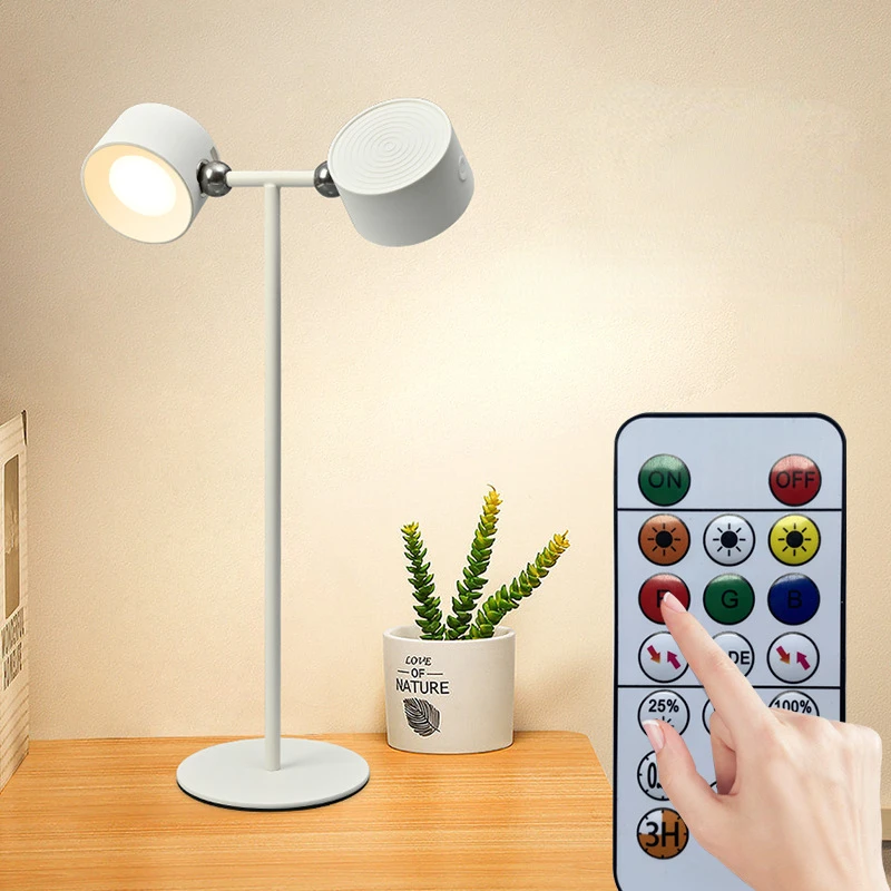 

Rechargeable wall lamp magnetic suction portable eye protection desk lamp LED reading bedside lamp RGB atmosphere lamp