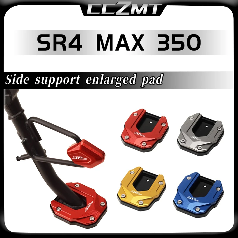 

For VOGE SR4MAX 350 SR4 MAX SR 4 MAX sr4 max Motorcycle Kickstand Foot Side Stand Enlarge Extension Pad Support Plate Parts