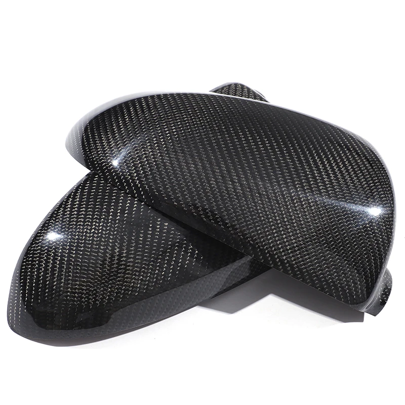 For Mercedes Benz Smart Fortwo W451 2009-2014 Real carbon fiber car exterior rearview mirror protective cover accessories view 2