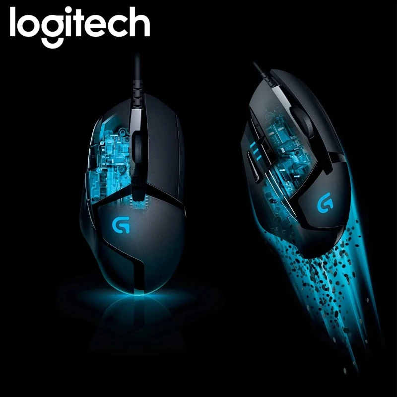 ماوس الألعاب Logitech G402، مجهز بمحرك بصري عالي الأداء، تخصيص 8 أزرار، يساعد على النصر في اللعبة.