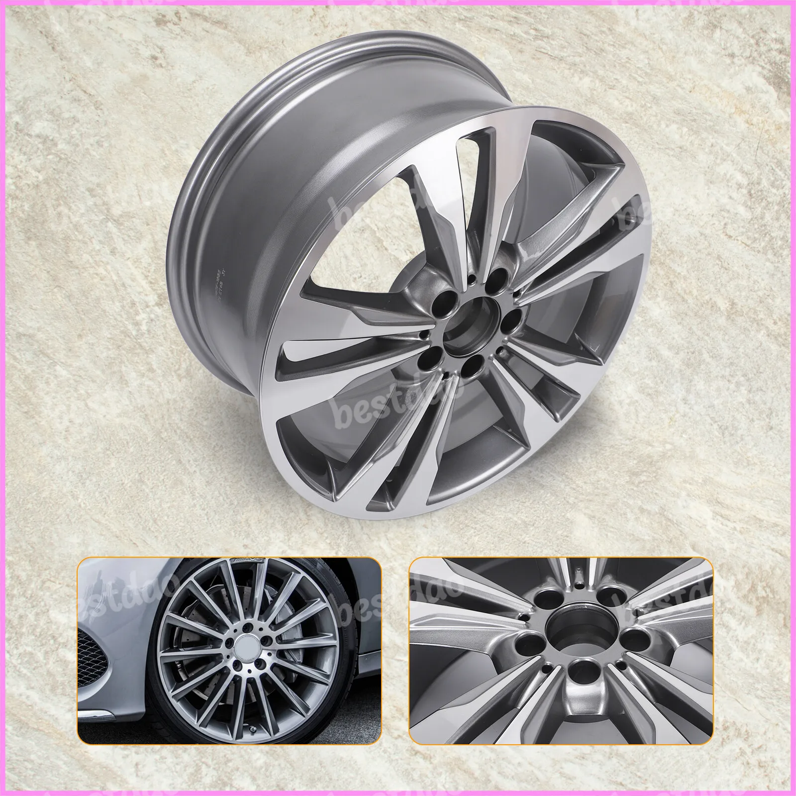 18 "wiel vervangende velg voor Mercedes-Benz C300 2015-2021 velg 85371 18x8,5 inch