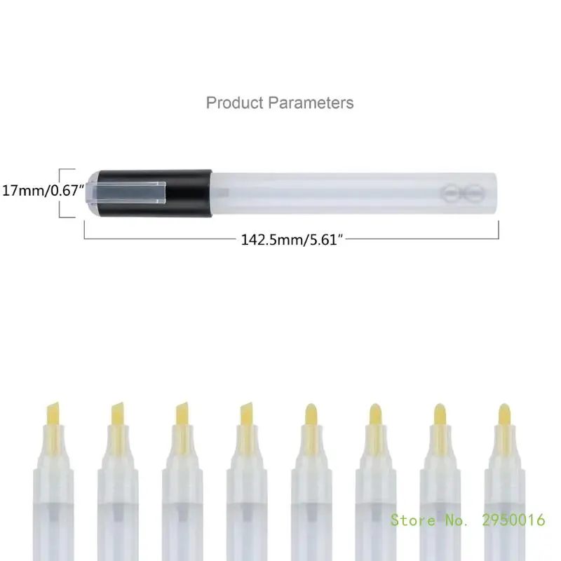 Imagem -06 - Marcadores de Tinta Vazios para Pintura Rupestre Caneta Acrílica em Branco Canetas Recarregáveis Pcs