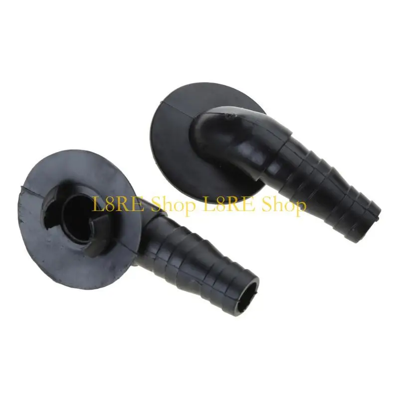 L8RE 2pcs Air Conditioner Drain Connector Elbow Fitting Air Conditioner Repair Tool
