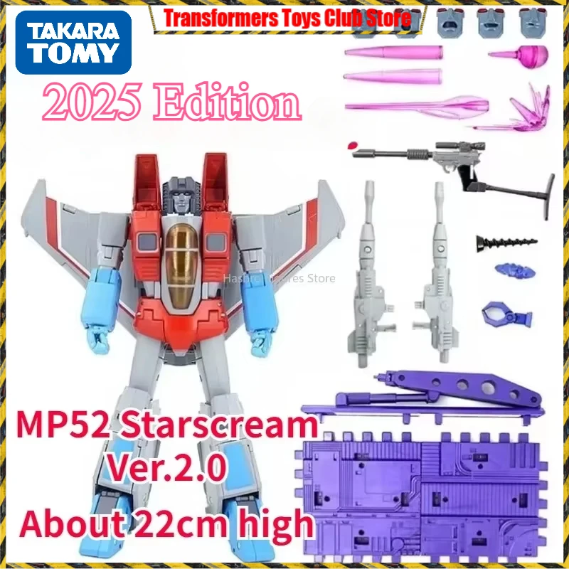 In Stock TakaraTomy MP52 Starscream Ver.2.0 Transformers Masterpiece  Destron Air Commander  KO Action Figure Model Toy Gift