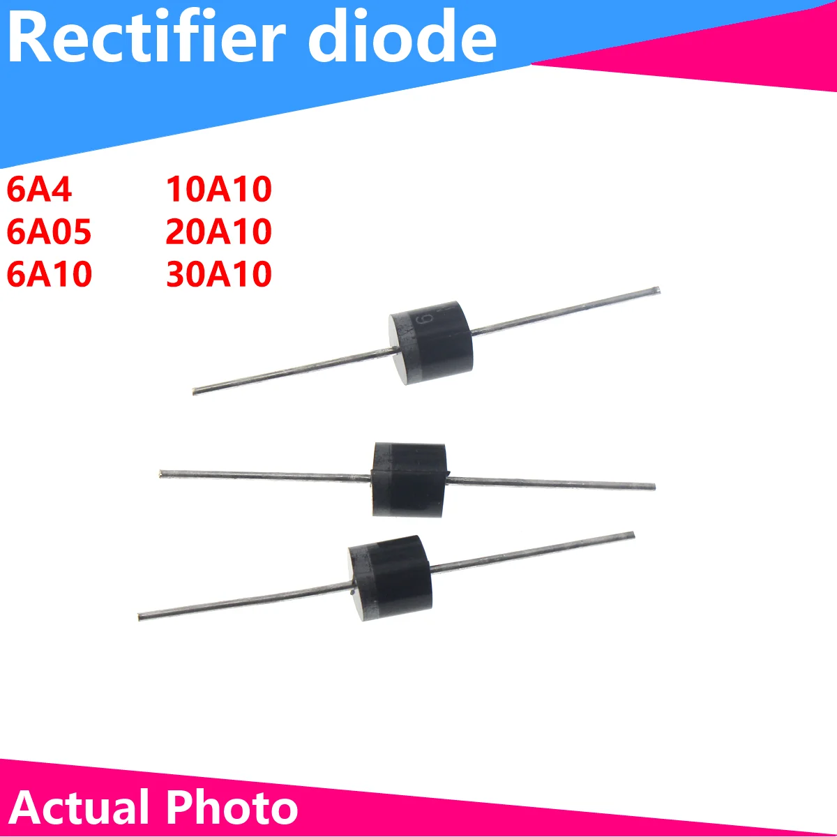 10/5PCS DIODE DIP 6A4 6A05 6A10 10A10 20A10 30A10