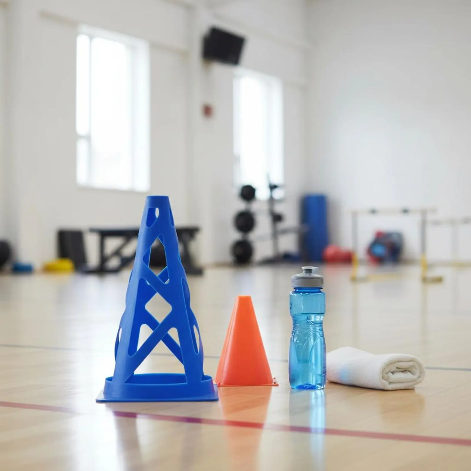 

Plastic Training Cone Lightweight Plastic Training Cones Court Sport Drill Cone Long-Lasting Sport Drill Cones Flexible