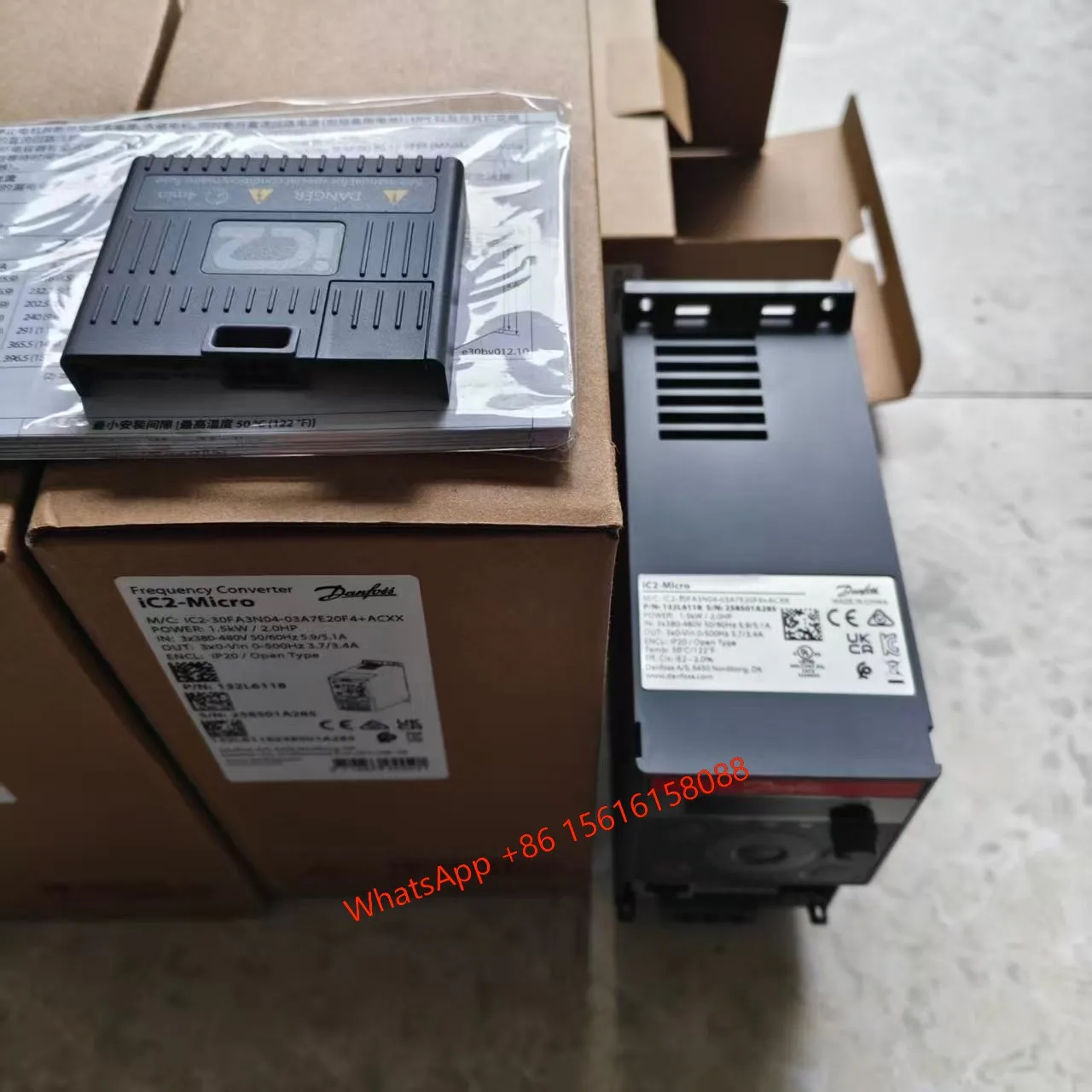 132L6118 Инвертор Danfoss мощностью 1,5 кВт iC2-30FA3N04-03A7E20F4+ACXX