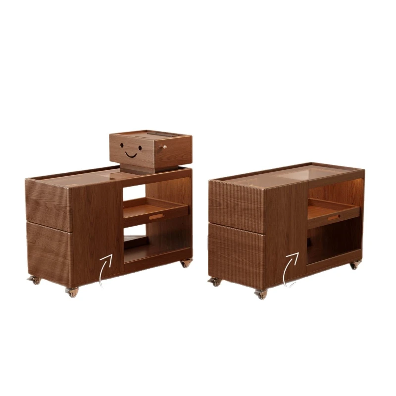 

Robot sofa side cabinet living room movable coffee table cabinet