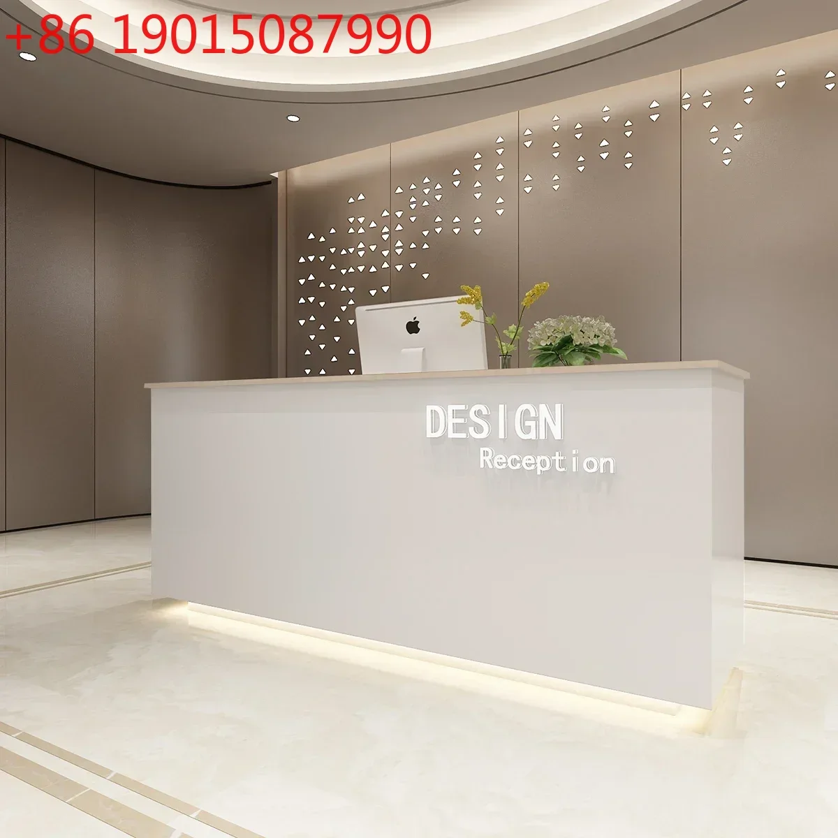 Restaurant Reception Desk Counter Table Cafe Reseption Luxury Receiption Beauty Institute Furniture Aesthetic Storage Bank