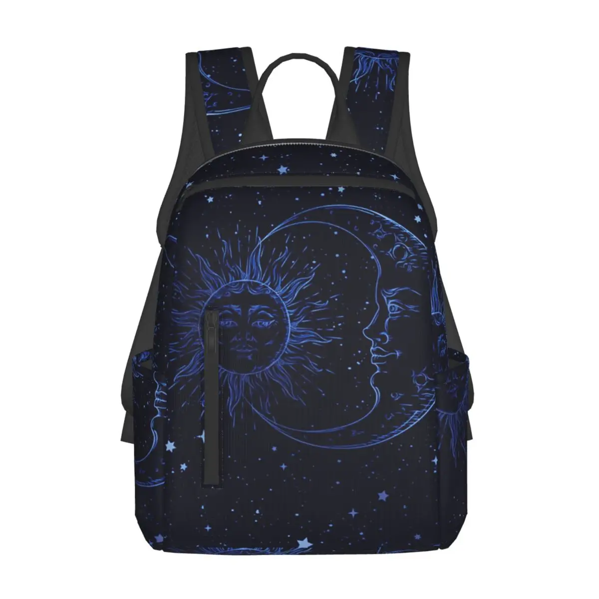 

Celestial Mystic Esoteric Magic Sun Moon 19 Backpack Daypack Large Capacity Kids BookBag School Bag Shoulder Bags for Men Women