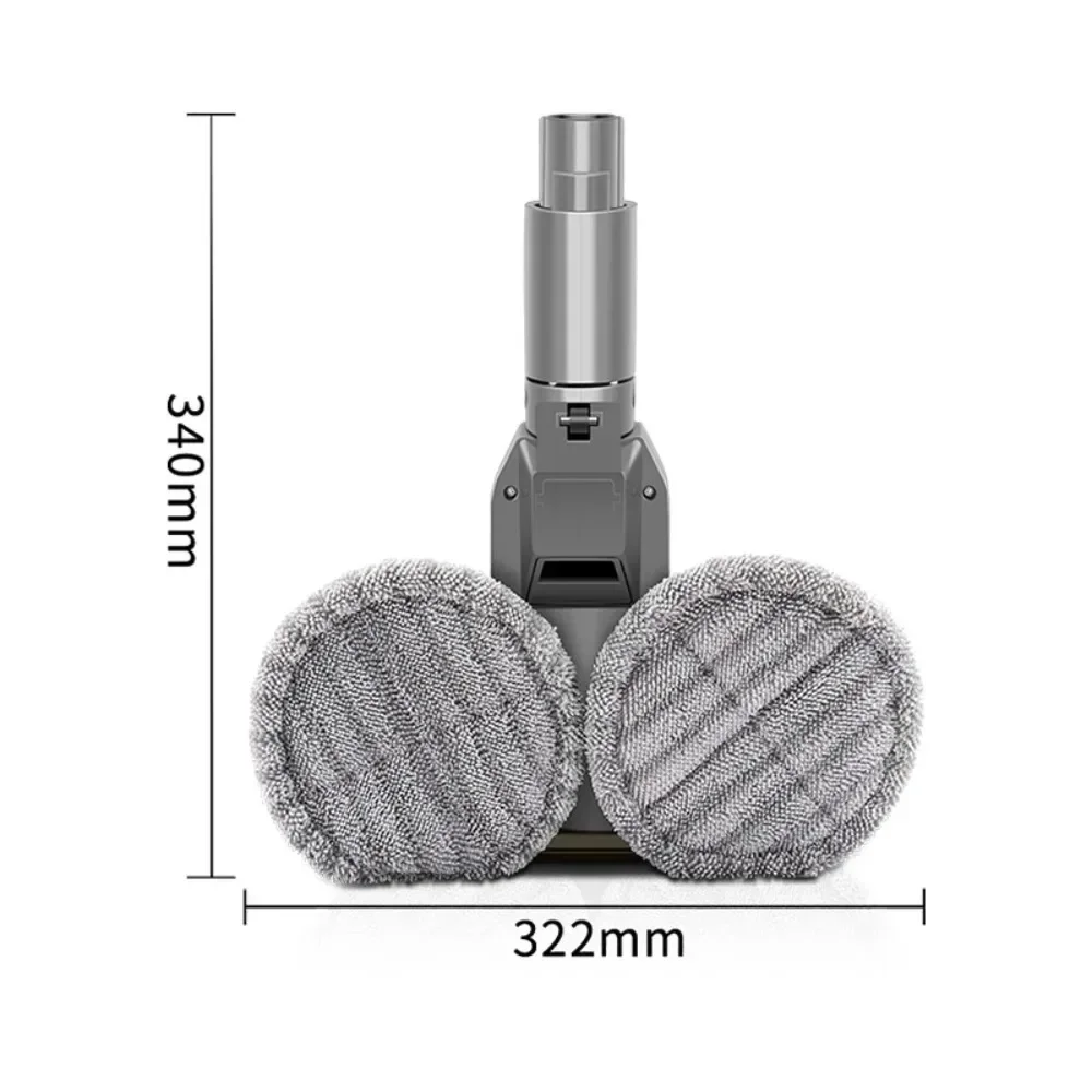 Electric Mop Head Brush with Water Tank for Dyson V7 V8 V10 V11 V6 V10slim V12 Vacuum Cleaner Replacement Cleaner Accessories