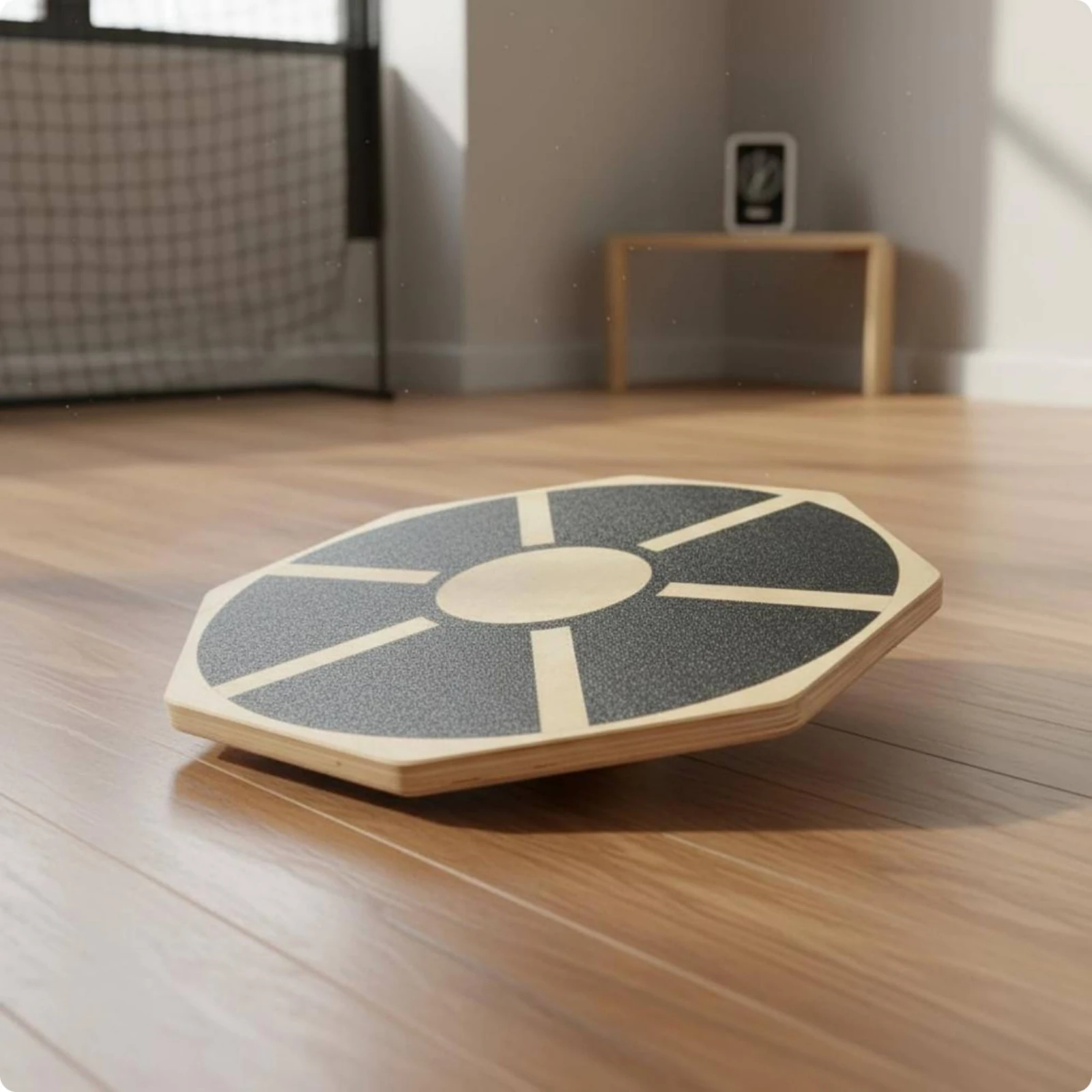 Afbeelding 7: Golf Gewichtsoverdrachtsbord Anti-Backswing Design Golf Swing Balance Board Sporttrainingsuitrusting Stevige houten constructie