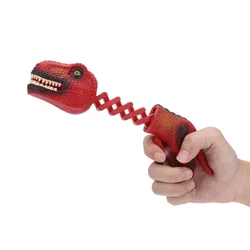 Children Dinosaur Toy Plastic Animal Toys   Figures Grabber Claw Game Snapper Pick Up  Novelty  Kids Gift