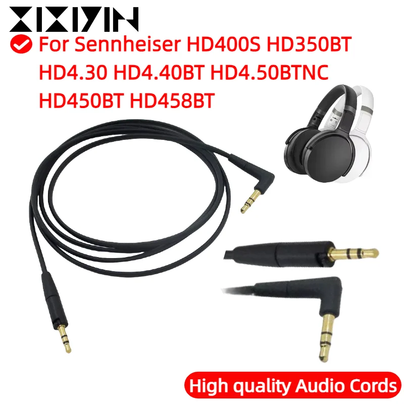 

XIXIYIN Replacement Repair Parts Audio Cable For Sennheiser HD400S HD350BT HD4.30 HD4.40BT HD4.50BTNC HD450BT HD458BT Headphones