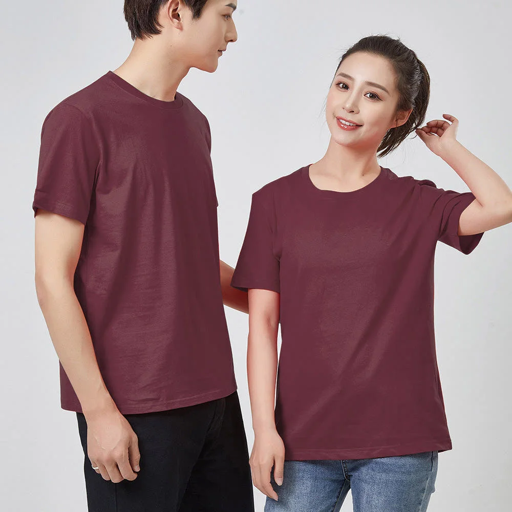 [Unimiss] 3-Piece Set Unimiss Korean-Made 100% Cotton Plain Color Round Neck Short-Sleeve T-Shirt