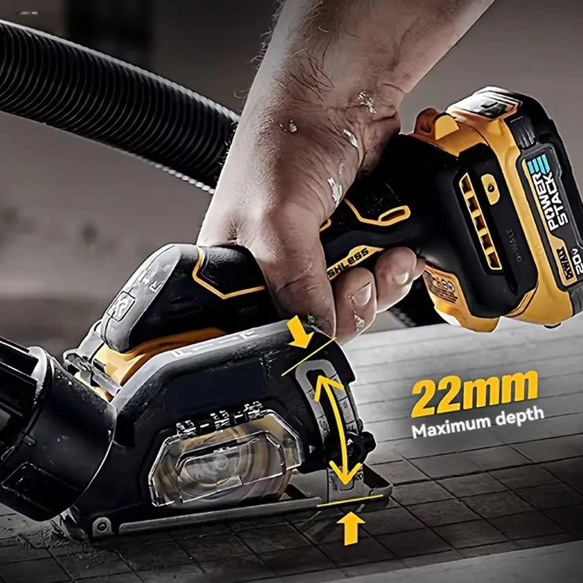 DCS438 Rechargeable Electric Saw 20V Brushless Handheld Cutting Saw PVC Pipe Handheld Saw