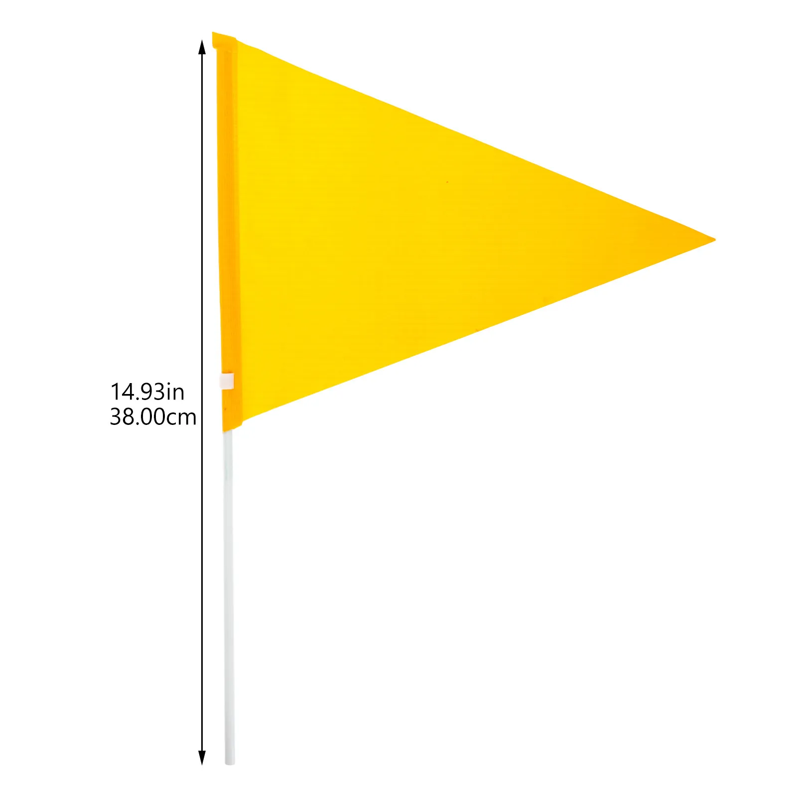 1Set Wear Resistant Bicycle Safety Flag High Visibility Waterproof Bike Warning Flag with Mounting Pole Bike Supply