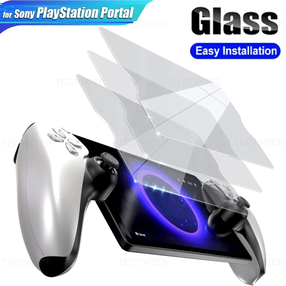 1/2Pcs Screen Protector Tempered Glass for Sony PlayStation PS5 Portal Anti-Scratch Protective Film for PS5 Portal Accessories