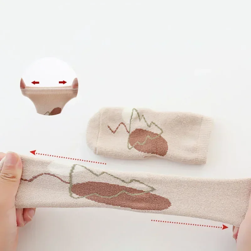 5 Paar Babysocken für Kleinkinder, rutschfest, für Kinder, Cartoon-Bodensocken, Innenboden, warmer Schlauch, Zubehör, 0–5 Jahre, Weihnachtsgeschenk – Detail 5