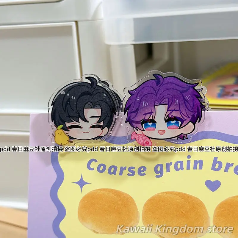 Любовь и глубокое пространство Rafayel Zayne Xavier Sylus Caleb акриловый уплотнительный зажим PP зажим студенческий мультипапок зажим для знака мочи настольный