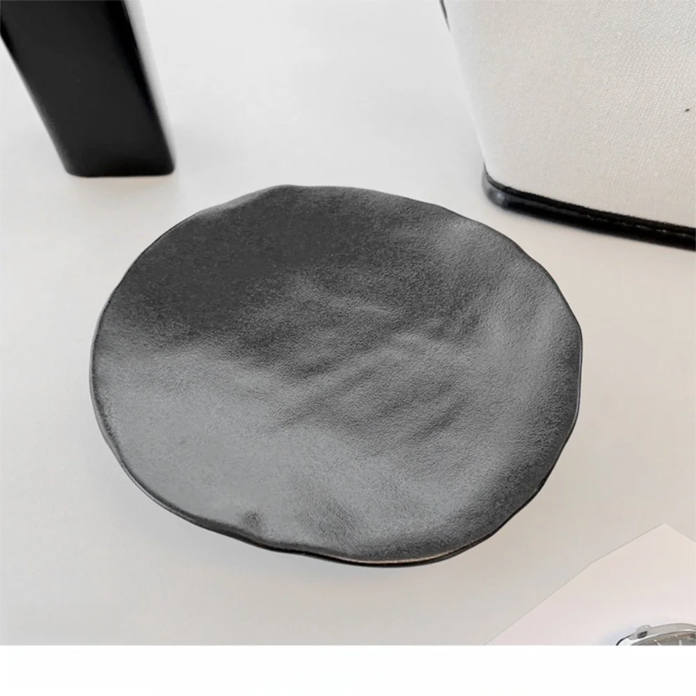 

Новый керамический поднос для ювелирных изделий, многофункциональное нестандартное блюдо для ювелирных изделий, трехногий держатель для колец, реквизит для фотографий