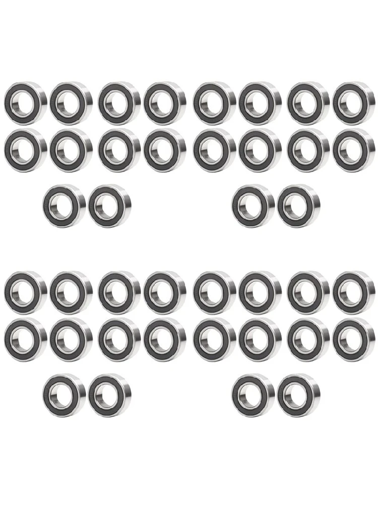 AliExpress NONE A74K-40PCS Bike Bicycle Hub Bottom Bracket Bearings 163110 2RS (16X31x10mm) For Giant Mountain Bike Bicycle Accessories
