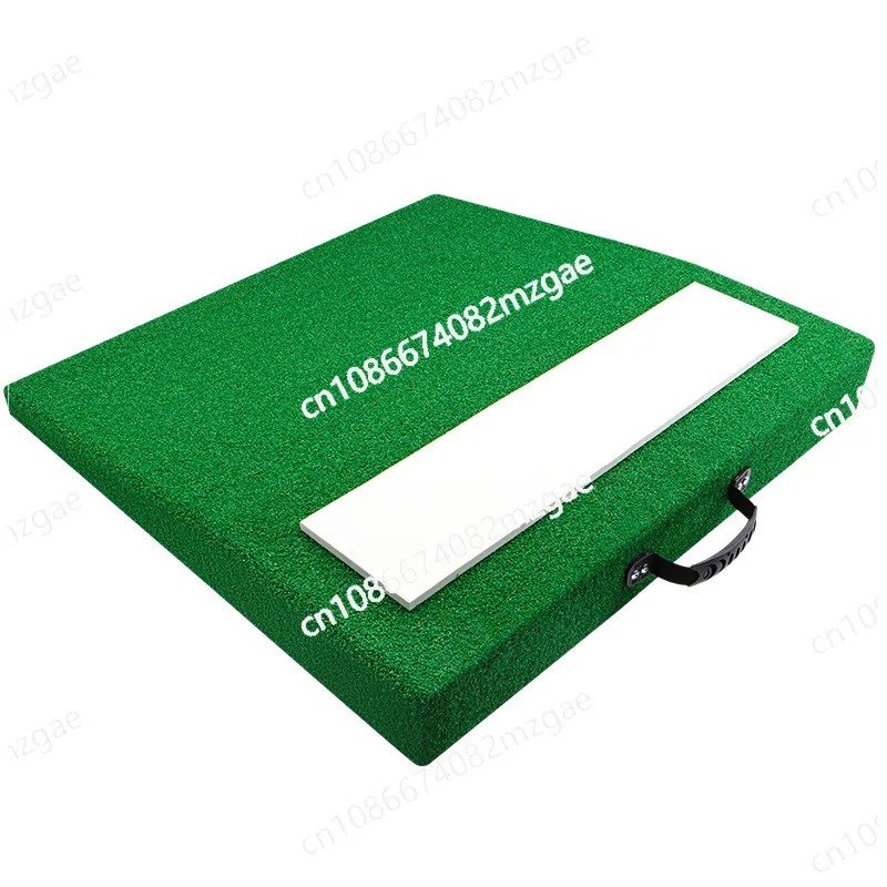 

Baseball Pitcher Mound Softball Pitch Training Mat Baseball Training Equipment Portable Handle Slope Mat