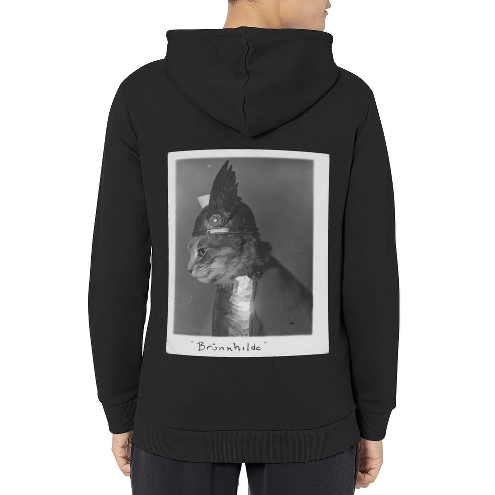 

Brunnhilde the Valkyrie Cat Hoodie anime clothing fashion men men clothing men wear graphic hoodie