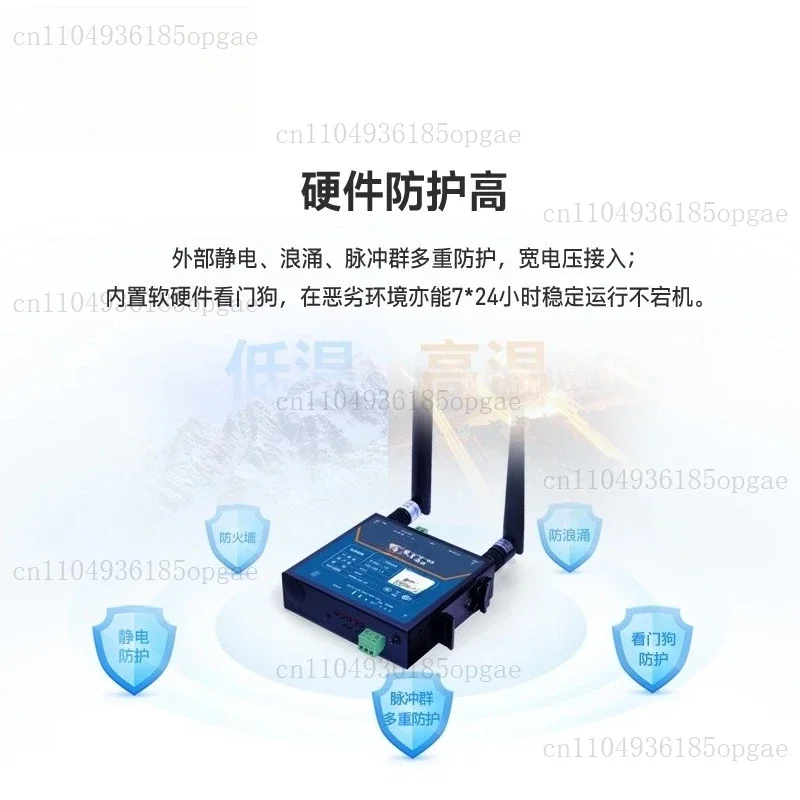 Industrial 4G LTE Router USR-G806S IoT Device Serial Port RS485 LAN to 4G WiFi Converter Support RTU to TCP