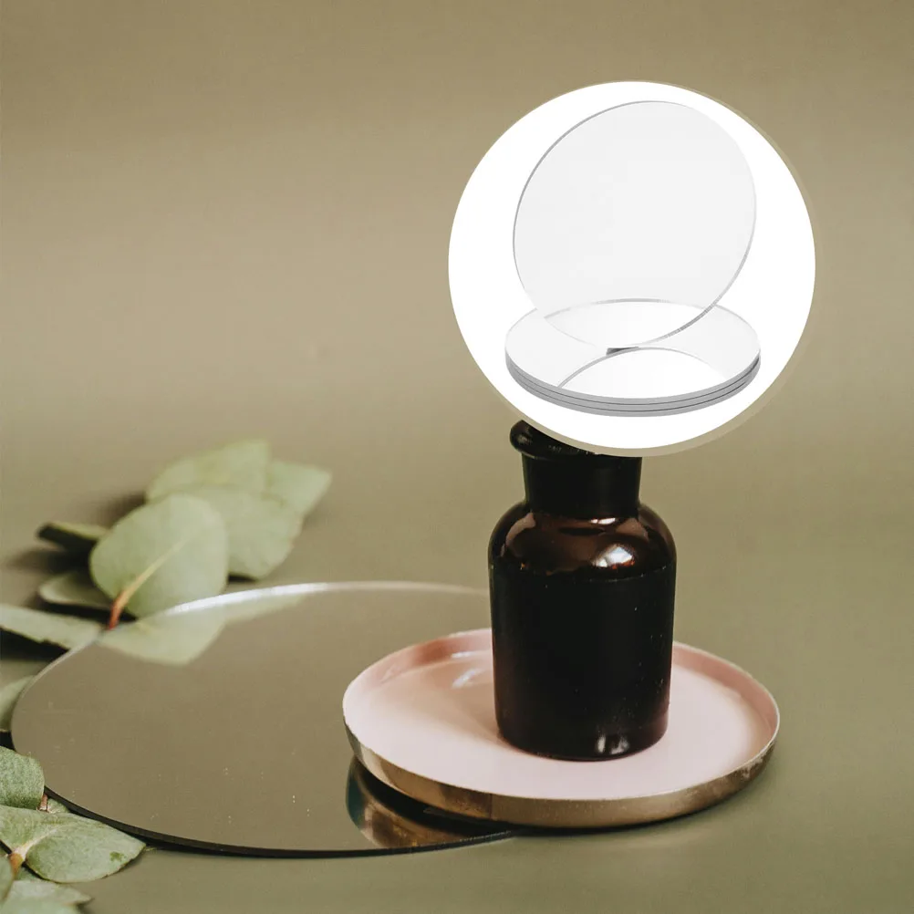 

20 Pcs Acrylic Mirror Lens Parts for H held Makeup Mirrors Small Small Mirror Craft Mirrors Repairing Travel Vanity