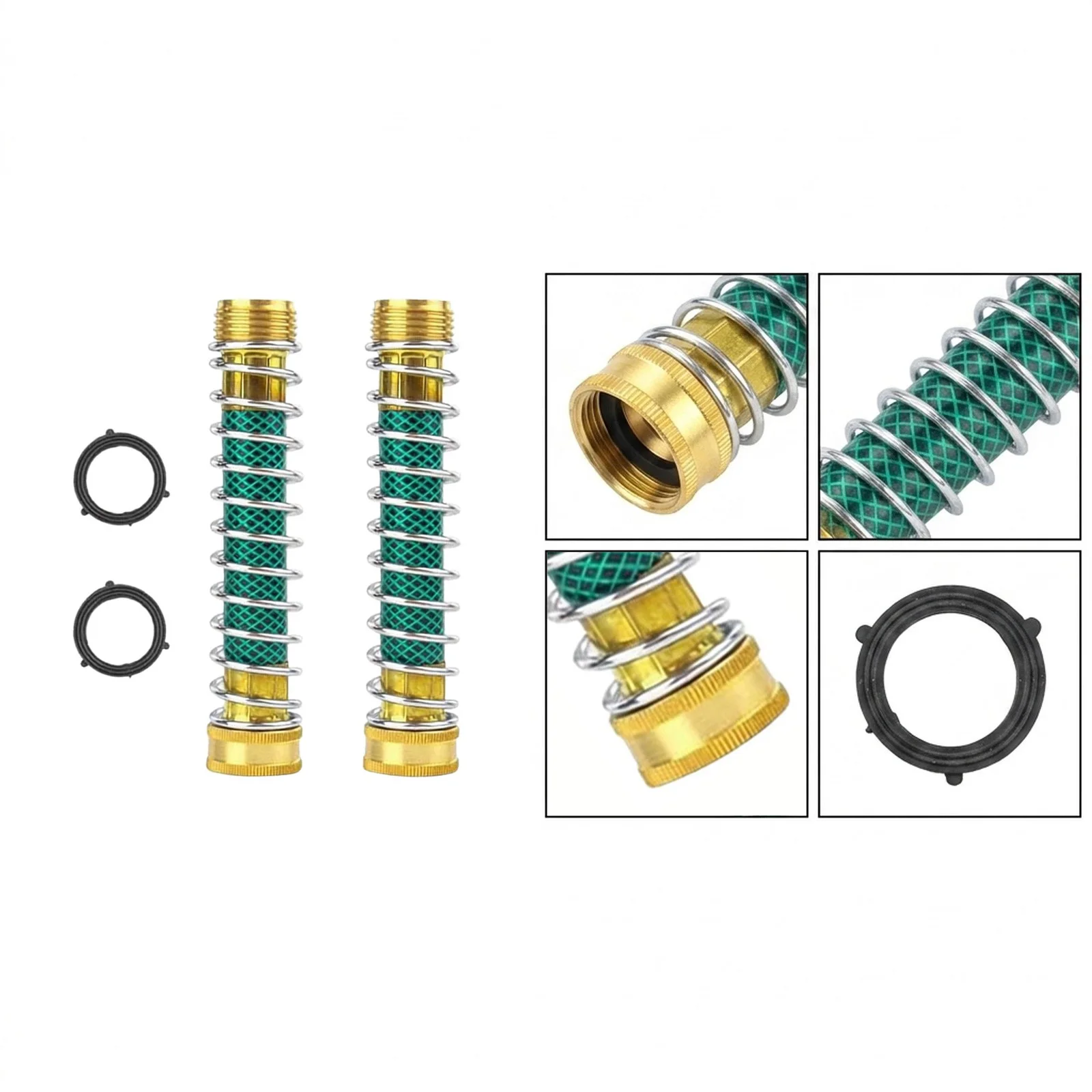 For 3/4 Standard Garden Hose Hose Protector Garden Hose Extension Spiral Hose Protector Resistant Design For 3/4