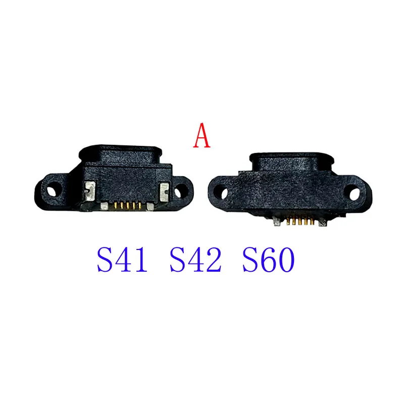 1-10Pcs Plug Connector Jack Type C USB Charger Conatct Charging Dock Port For Caterpillar Cat S61 S52 S41 S62Pro S62 Pro S42 S60