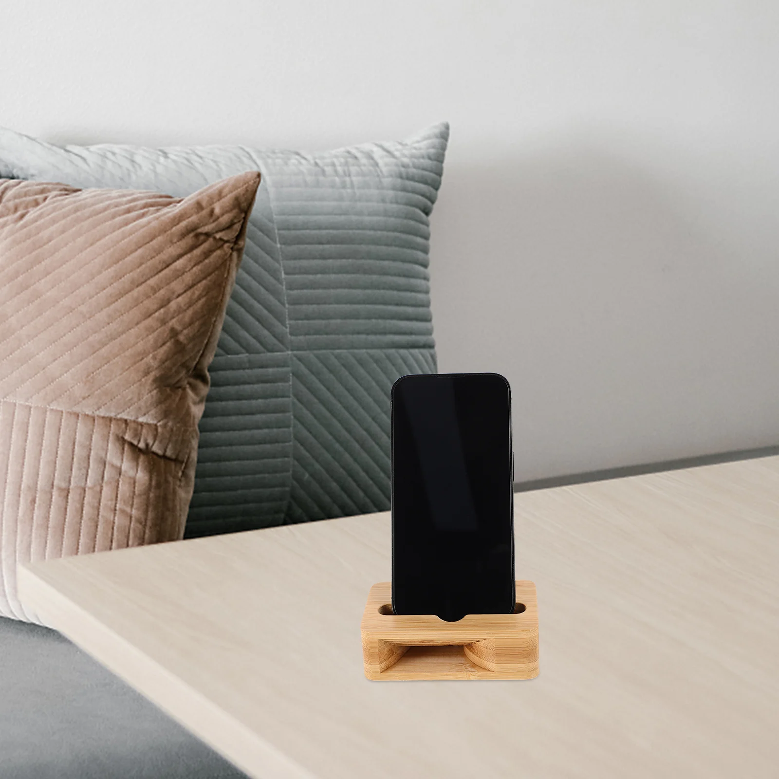 

Wooden Cell Phone Amplifier Speaker Stand for Loud Clear Sound Boost Mobile Phones Acoustic Amplifier for Video Calls and