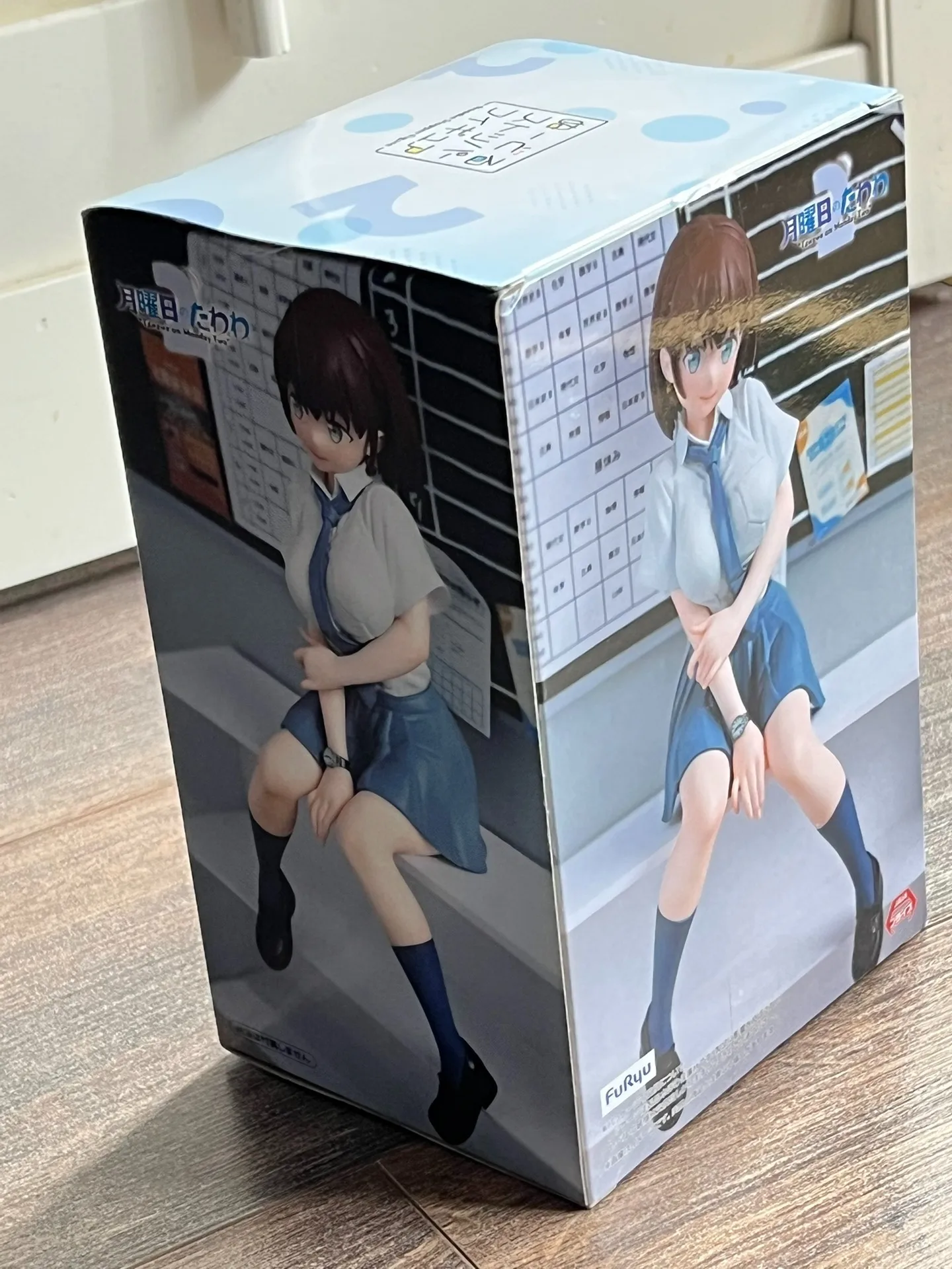 Original Genuine FuRyu Tawawa On Monday  Xiao Ai Noodles Press Figure PVC Model Toys Doll For Kids Birthday Gifts