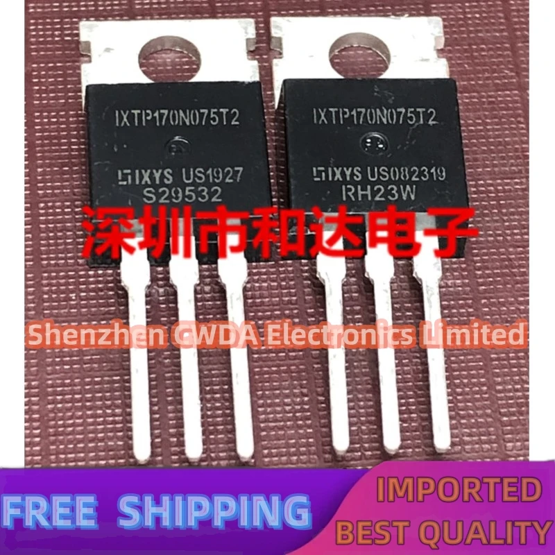 IXTP170N075T2 IXFP76N15T2 TO-220 75V 170A, Em estoque pode ser criado, 10-20pcs