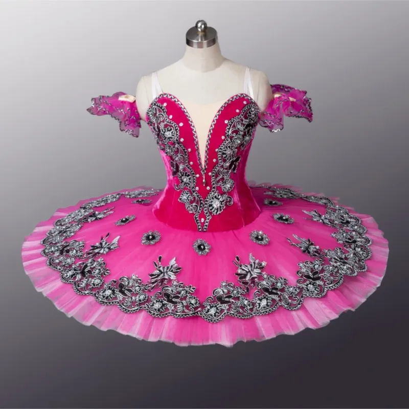 Professional Custom Size MOQ 1PCS Girls Classical Blue Ballet Tutu Costume