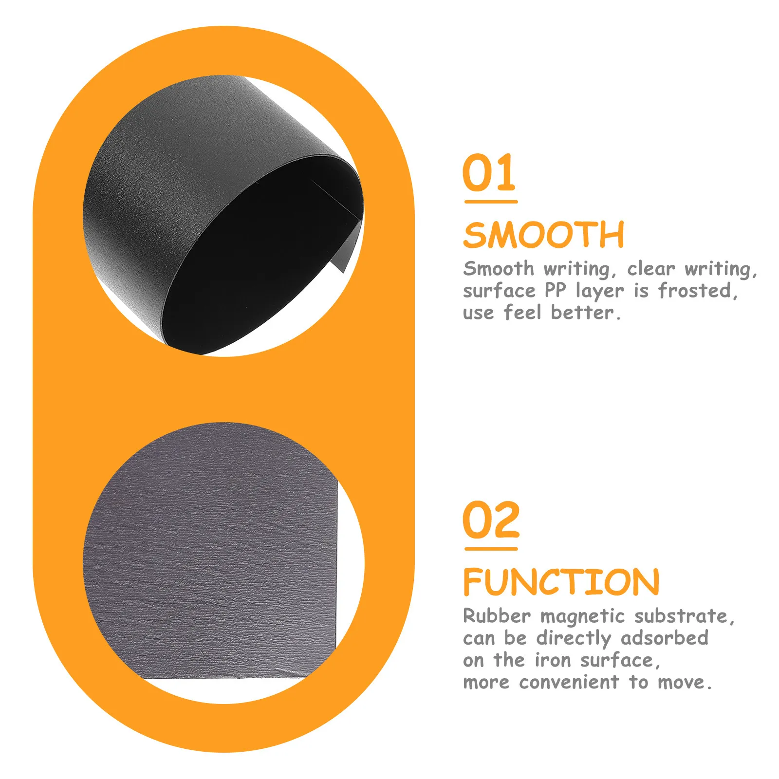 

Набор из 4 магнитных стикеров-досок для холодильника, формат А5, многоразовые, стираемые, для заметок и напоминаний